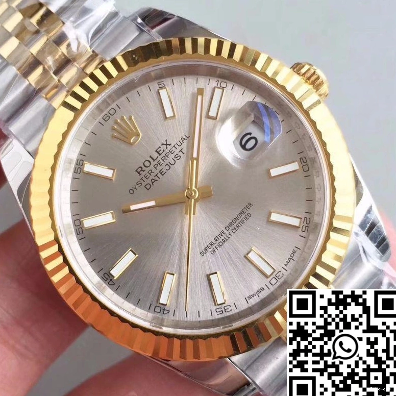 M126333-0004 Rolex Datejust 692 Rhodium II Dial EW Effortless Factory 0809
